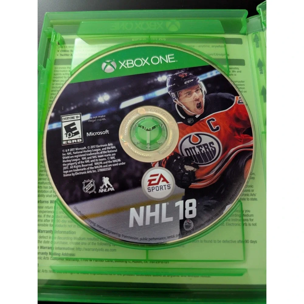 NHL 18 (Microsoft Xbox One,‎ 2017) | Tested